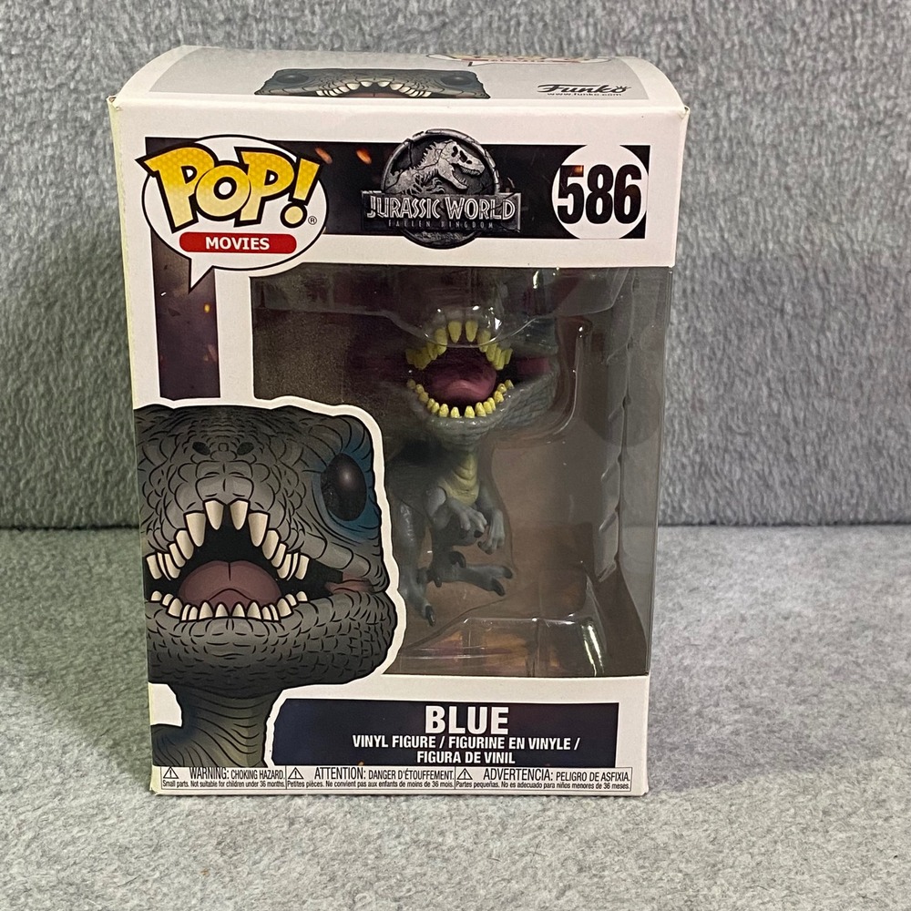 Funko Pop Movies Jurassic World Blue 586 Figure Fallen Kingdom Toy Unopened